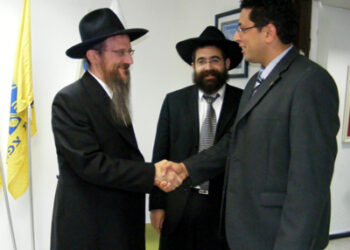 רבה של רוסיה הרב לזר הגיע לביקור בצפת