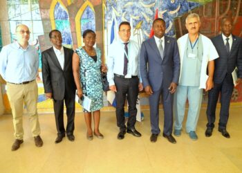 נשיא טוגו בסיור במרכז הרפואי זיו בצפת