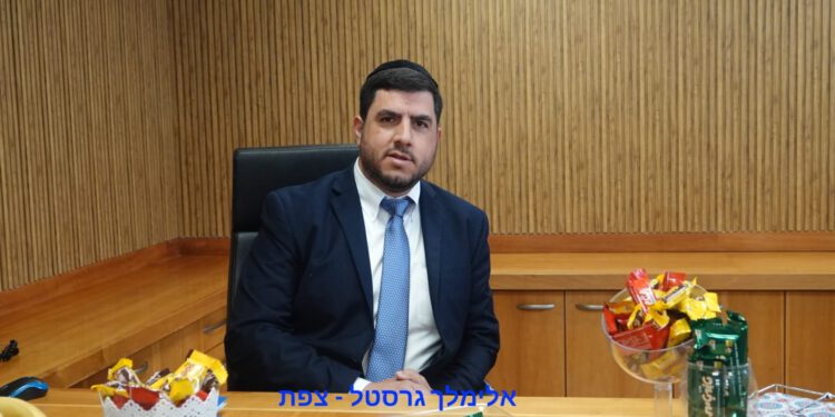 נכנס לתפקידו ראש העיר צפת מר יוסי קקון