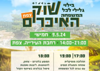 הפנינג לכל המשפחה ושוק איכרים בצפת