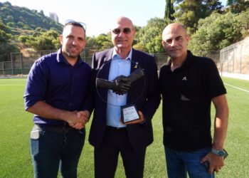 יושב ראש התאחדות הכדורגל בביקור בצפת